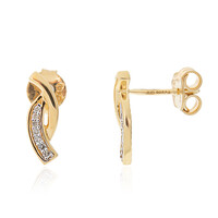 Boucles d'oreilles en argent et Diamant I2 (I)