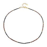Collier en argent et Diamant noir