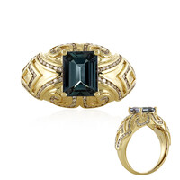 Bague en or et Tanzanite non chauffée (de Melo)
