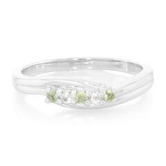Bague en argent et Alexandrite du Brésil