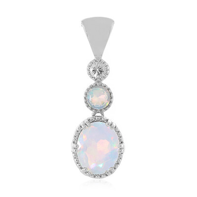 Pendentif en argent et Opale Welo