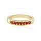 Bague en argent et Rubis de Tanzanie