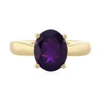 Bague en argent et Améthyste de Zambie