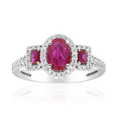 Bague en or et Rubis AAA du Mozambique (CIRARI)