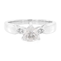 Bague en argent et Kunzite blanche
