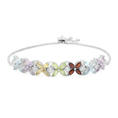Bracelet en argent et Topaze bleu ciel