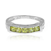 Bague en argent et Grenat du Mali