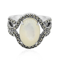 Bague en argent et Nacre
