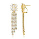 Boucles d'oreilles en argent et Topaze blanche