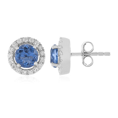 Boucles d'oreilles en argent et Fluorite à couleur changeante