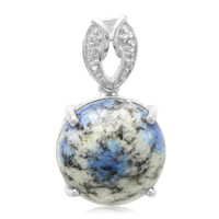 Pendentif en argent et Azurite du K2