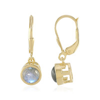 Boucles d'oreilles en argent et Labradorite