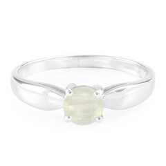 Bague en argent et Préhnite