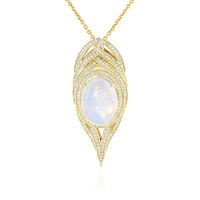 Collier en or et Opale Welo AAA (de Melo)