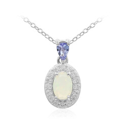 Collier en argent et Opale Welo