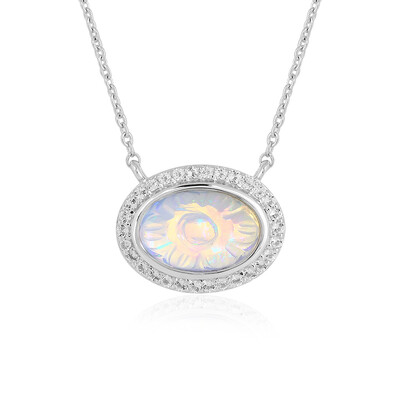 Collier en argent et Opale Welo