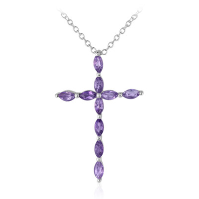 Collier en argent et Améthyste