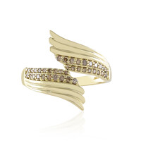 Bague en or et Diamant champagne I2 (de Melo)