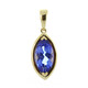 Pendentif en or et Tanzanite AAA (CIRARI)
