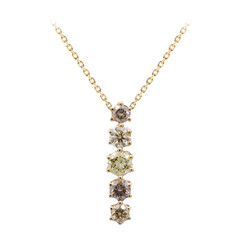 Collier en or et Diamant fancy SI2 (CIRARI)