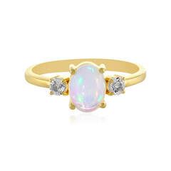 Bague en argent et Opale Welo