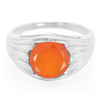 Bague pour homme en argent et Cornaline