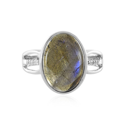 Bague en argent et Labradorite