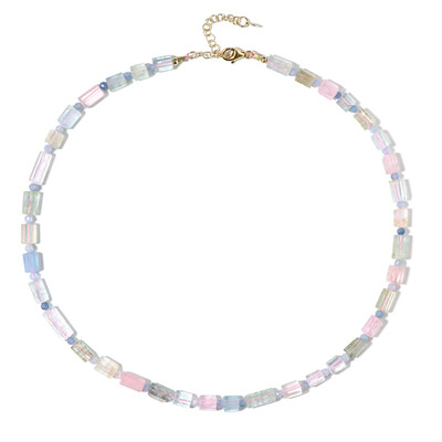 Collier en argent et Béryl fantaisie (Riya)