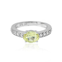 Bague en argent et Quartz de l'Ouro Verde