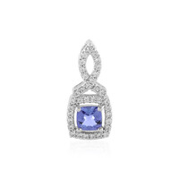 Pendentif en argent et Tanzanite non chauffée