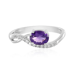 Bague en argent et Améthyste de Sibérie