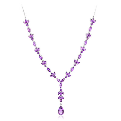 Collier en argent et Améthyste