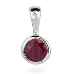 Pendentif en argent et Rubis