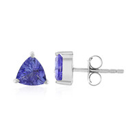Boucles d'oreilles en argent et Tanzanite