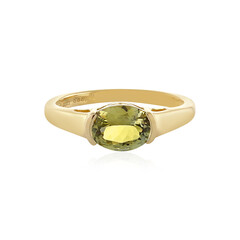 Bague en or et Tanzanite jaune