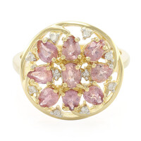 Bague en or et Saphir Padparadscha non chauffé (AMAYANI)