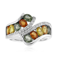Bague en argent et Saphir