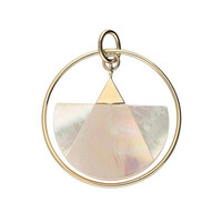 Pendentif en or et Nacre