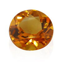  Citrine mandarine (gemme et boîte de collection)