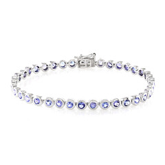 Bracelet en argent et Tanzanite