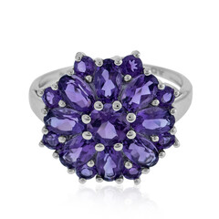 Bague en argent et Améthyste