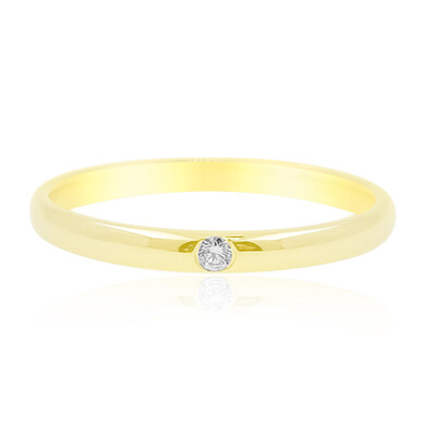 Bague en or et Diamant Flawless (F) (LUCENT DIAMONDS)
