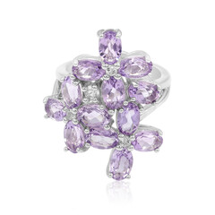 Bague en argent et Améthyste
