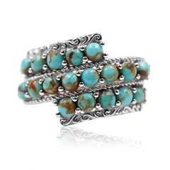 Bague en argent et Turquoise de Tyrone