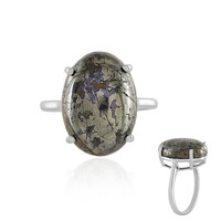 Bague en argent et Larme d'Apache doré