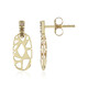 Boucles d'oreilles en or et Diamant champagne I2 (Ornaments by de Melo)