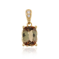 Pendentif en or et Andalousite