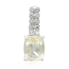 Pendentif en argent et Orthose