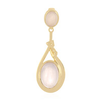 Pendentif en argent et Quartz rose