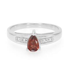 Bague en argent et Grenat de Lindi